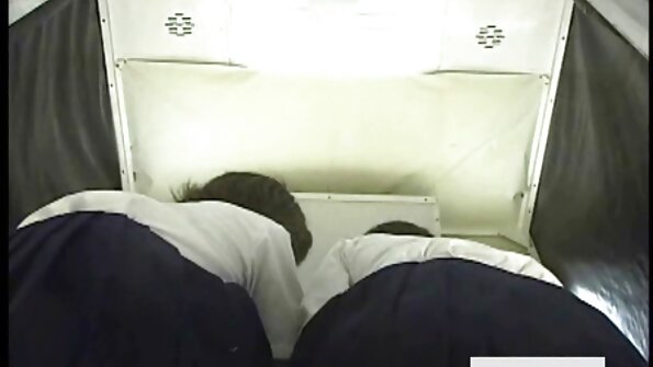 Seorang si rambut coklat yang mempunyai pantat besar sedang duduk di atas batang yang besar